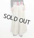 80%OFF！ラグバンドワイドカーキトラウザー　circa make rug band wide khaki trouser《セール商品につき返品不可》