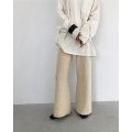 50%OFF！フレアニットパンツ　Flare Knit Pants　《セール商品につき返品不可》