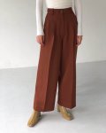 50%OFF！ツイルタックトラウザー　Twill Tuck Trousers　《セール商品につき返品不可》