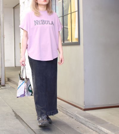 画像2: ロングデニムスカート(length100)　circa make long denim skirt