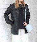 エコレザーステンカラージャケット　Ecoleather Soutiencollar Jacket