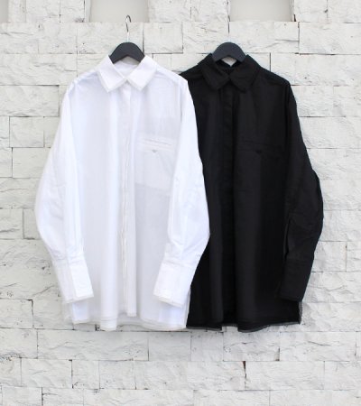 画像1: コットンオーバーサイズシャツ　Cotton Oversize Shirts