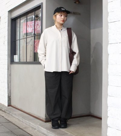 画像2: スタンドカラーカットオフシャツ　Standcollar Cutoff Shirts