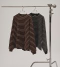 予約販売につき代引不可　ボーダーロングTシャツ　Border Long T-shirts　9〜10月入荷予定