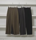 予約販売につき代引不可　ボンディングワイドトラウザーズ　Bonding Wide Trousers　9〜10月入荷予定