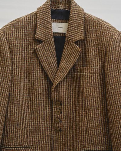 画像2: 予約販売につき代引不可　ウール100%チェックジャケット　Wool100% Check Jacket　9〜10月入荷予定