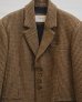 画像2: 予約販売につき代引不可　ウール100%チェックジャケット　Wool100% Check Jacket　9〜10月入荷予定 (2)