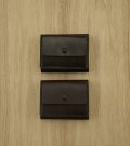 予約販売につき代引不可　レザーコンパクトウォレット　Leather Compact Wallet　5〜6月入荷予定