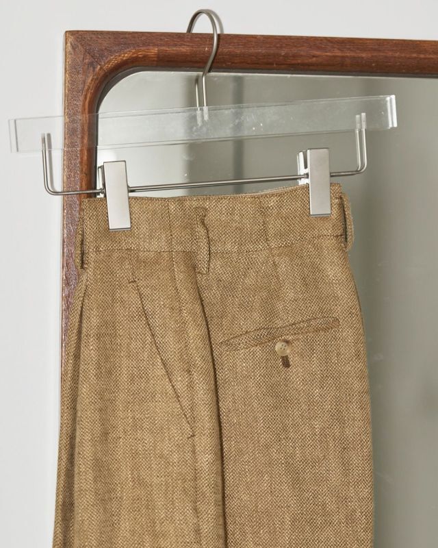 タックリネントラウザー Tuck Linen Trousers/TODAYFUL/トゥデイフル