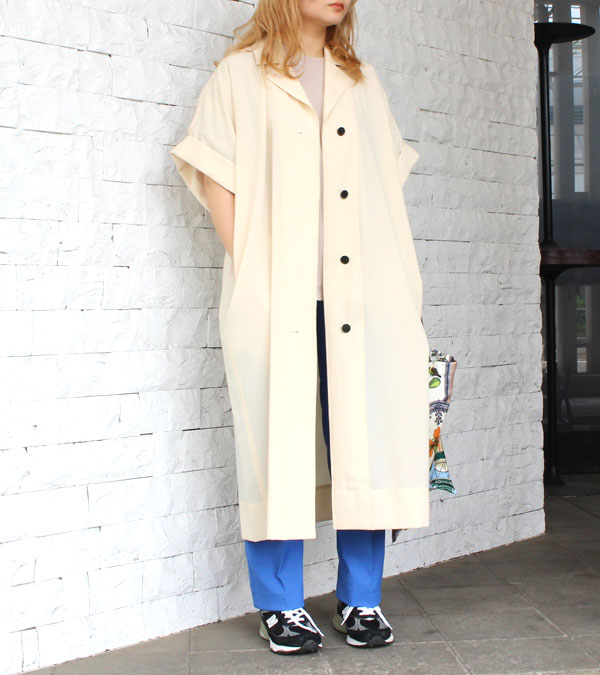 ハーフスリーブコクーンコート Halfsleeve Cocoon Coat/TODAYFUL