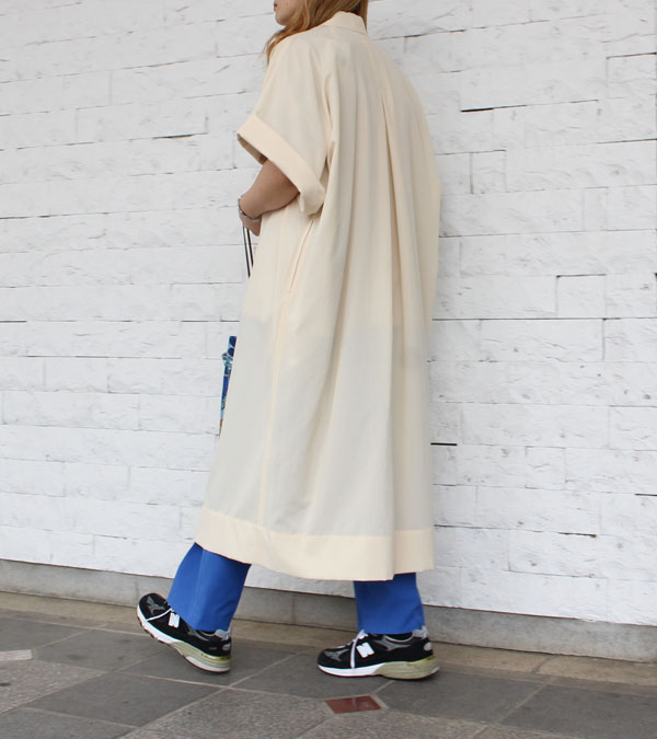 ハーフスリーブコクーンコート Halfsleeve Cocoon Coat/TODAYFUL