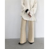 画像: 30%OFF！フレアニットパンツ　Flare Knit Pants《セール商品につき返品不可》