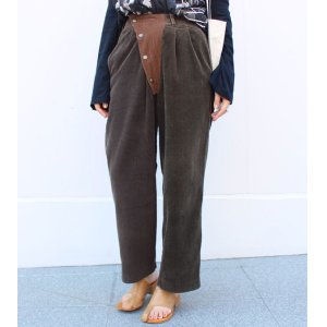 画像: フロントスナップミリタリーコーデュロイパンツ　circa make front snap military corduroy pants