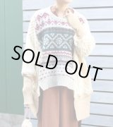 画像: 30%OFF！アウトサイドフィッシャーマンワイドニットトップ　circa make outside fisherman wide knit top《セール商品につき返品不可》