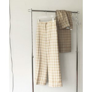 画像: 50%OFF！センタープレスチェックトラウザー　Centerpress Check Trousers《セール商品につき返品不可》