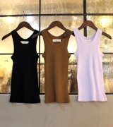 画像: シームレスリブタンクトップ　Seamless Rib Tanktop