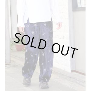 画像: エンブロイダリーベロアパンツ　Embroidery Velour Pants