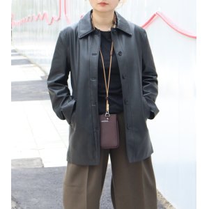 画像: エコレザーステンカラージャケット　Ecoleather Soutiencollar Jacket