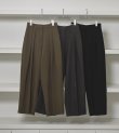 画像1: 予約販売につき代引不可　ボンディングワイドトラウザーズ　Bonding Wide Trousers　9〜10月入荷予定