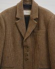 画像2: 予約販売につき代引不可　ウール100%チェックジャケット　Wool100% Check Jacket　9〜10月入荷予定