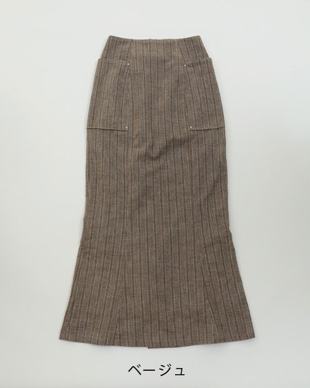 50%OFF！ジャガードストライプスカート Jacquard Stripe Skirts
