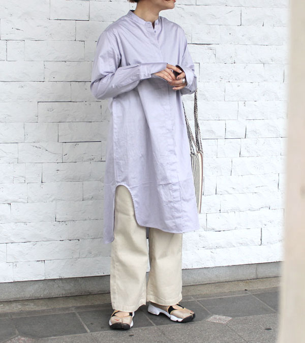 スタンドカラーシャツドレス Standcollar Shirts Dress/TODAYFUL 