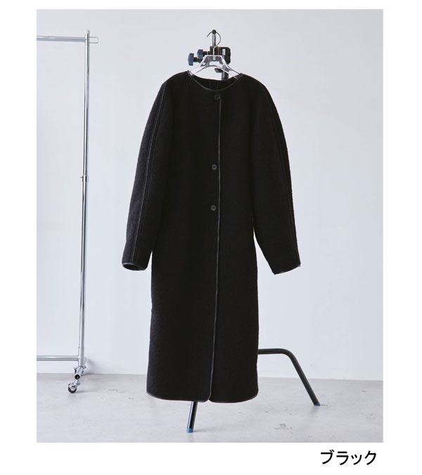 40%OFF！ウールジャージーコート Wool Jersey Coat《セール商品につき