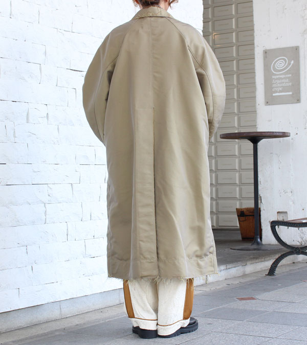 売り取扱店 Satin Twill Coat TODAYFLU ロングコート - WHISKYMATAT