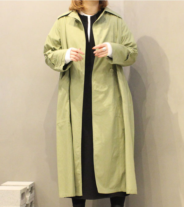 30%OFF！タックオーバートレンチコート Tuck Over Trenchcoat《セール