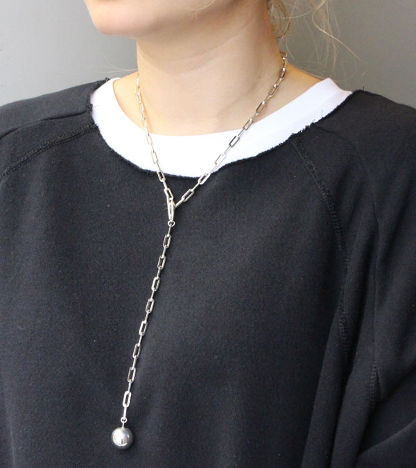 ロングチェーンネックレス Long Chain Neclace ( Silver925 )/TODAYFUL 