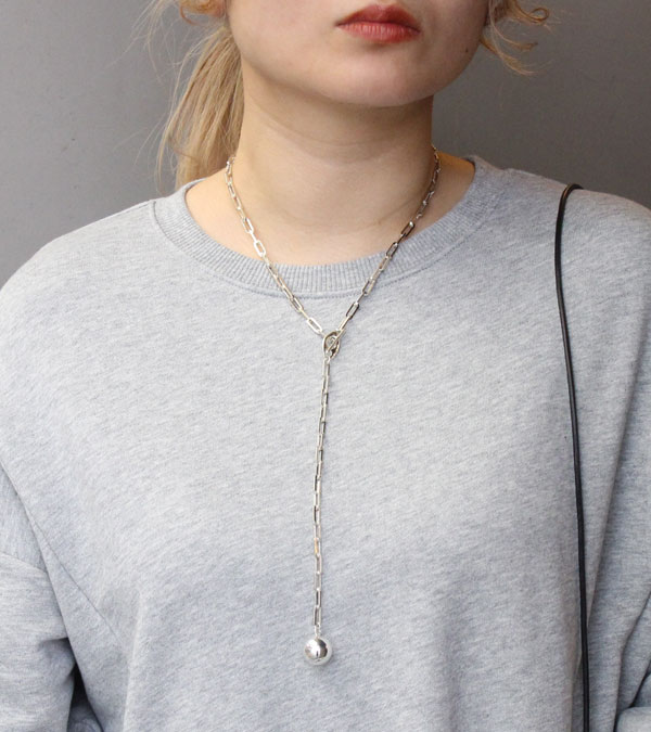 ロングチェーンネックレス Long Chain Neclace ( Silver925 )/TODAYFUL