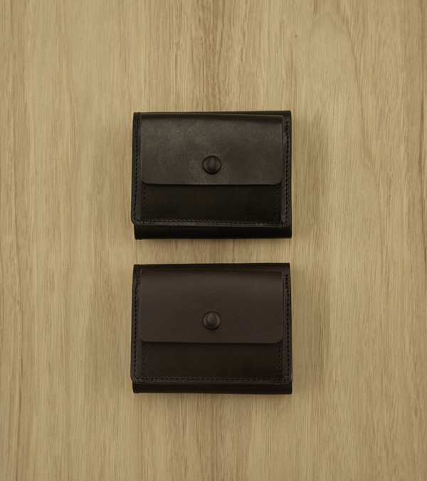 画像1: 予約販売につき代引不可　レザーコンパクトウォレット　Leather Compact Wallet　5〜6月入荷予定