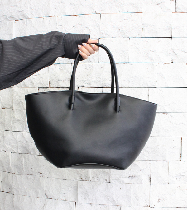 画像1: エコレザーラウンドバッグ　Ecoleather Round Bag